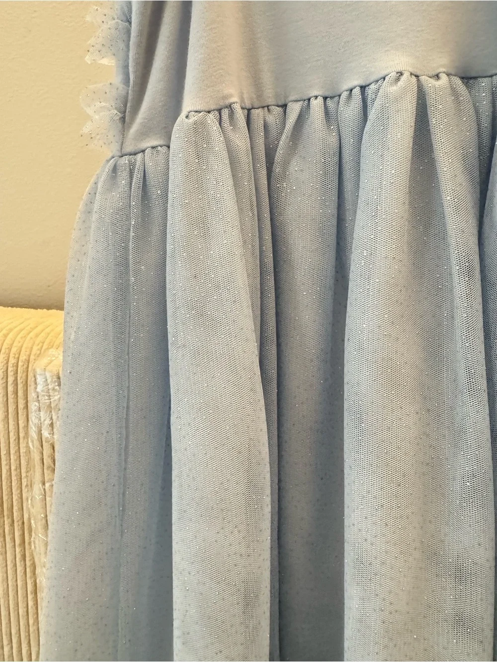H&M cream tulle